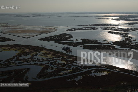 VENEZIA 18/09/05 FOTO AEREE DELLA BARENA LAGO DEI TENERI ©Graziano Arici/Rosebud2 CONSORZIO VENEZIA NUOVA LAGUNA