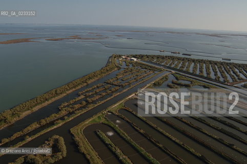 VENEZIA 18/09/05 FOTO AEREE DELLA BARENA E DELLA VALLE DA PESCA DI TORSON DI SOTTO ©Graziano Arici/Rosebud2 CONSORZIO VENEZIA NUOVA LAGUNA