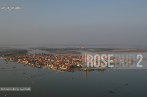 VENEZIA 18/09/05 FOTO AEREE DI BURANO ©Graziano Arici/Rosebud2  LAGUNA