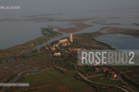 VENEZIA 18/09/05 FOTO AEREE DELLISOLA DI TORCELLO ©Graziano Arici/Rosebud2  LAGUNA