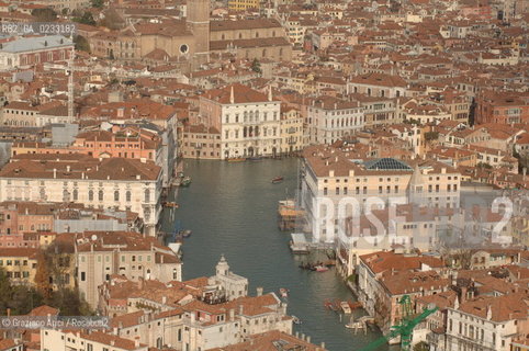 VENEZIA 1/12/05 - FOTO AEREA DI VENEZIA CANAL GRANDE  ©Graziano Arici/Rosebud2