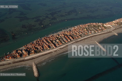 VENEZIA 03/02/06 - FOTO AEREEA DEL LITORALE DI VENEZIA DI PELLESTRINA  ©Graziano Arici/Rosebud2 GEO