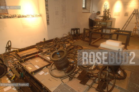 VENEZIA 22 FEBBRAIO 2006 - LAVORI DI RESTAURO DELLA TORRE DELLOROLOGIO ©Graziano Arici/Rosebud2 BRANDOLIN & DOTTOR OROLOGIO