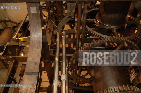 VENEZIA 24 FEBBRAIO 2006 - LAVORI DI RESTAURO DELLA TORRE DELLOROLOGIO ©Graziano Arici/Rosebud2 BRANDOLIN & DOTTOR OROLOGIO