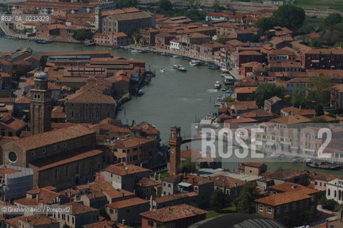 VENEZIA 25 MAGGIO 2006 - FOTO AEREA DELLISOLA DI MURANO ©Graziano Arici/Rosebud2 LAGUNA