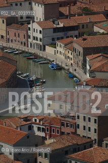 VENEZIA 25 MAGGIO 2006 - FOTO AEREA DELLISOLA DI MURANO ©Graziano Arici/Rosebud2 LAGUNA