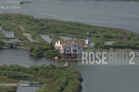 VENEZIA 25 MAGGIO 2006 - FOTO AEREA DELLE VALLE DA PESCA DI  VALLE ZAPPA ©Graziano Arici/Rosebud2 BARENA LAGUNA