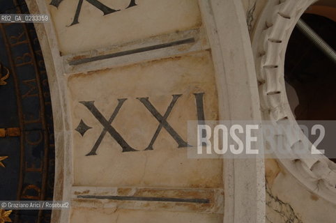 VENEZIA 24 MAGGIO 2006 - LAVORI DI RESTAURO DELLA TORRE DELLOROLOGIO ©Graziano Arici/Rosebud2 BRANDOLIN & DOTTOR