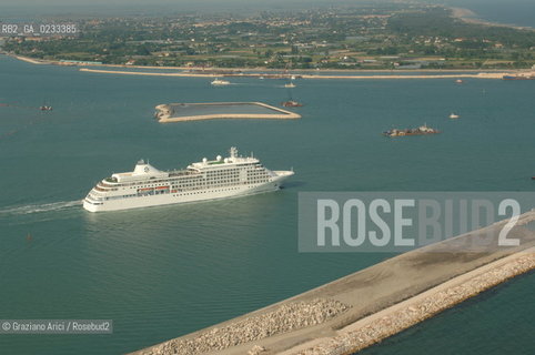 VENEZIA 13/06/06 FOTO AEREE AI LAVORI IN CORSO  PER LA RICOSTRUZIONE BARENE ©Graziano Arici/Rosebud2 CONSORZIO VENEZIA NUOVA