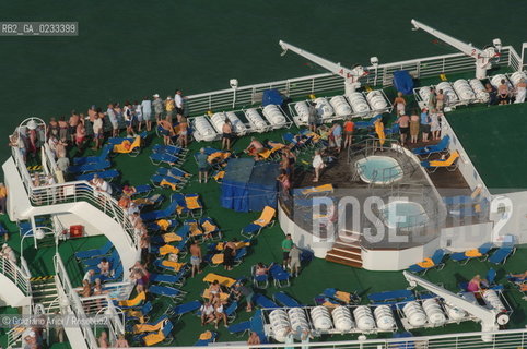 VENEZIA 13/06/06 FOTO AEREE VENEZIA E NAVE  ©Graziano Arici/Rosebud2