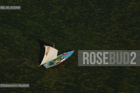 VENEZIA 13/06/06 FOTO AEREE BARCA A VELA  ©Graziano Arici/Rosebud2