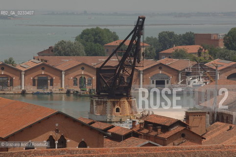 VENEZIA 29/07/06 FOTO AEREE   ARSENALE  ©Graziano Arici/Rosebud2