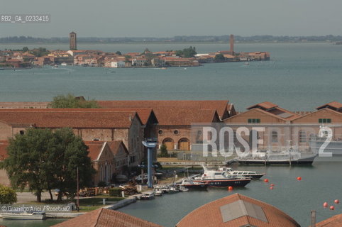 VENEZIA 29/07/06 FOTO AEREE ARSENALE ©Graziano Arici/Rosebud2
