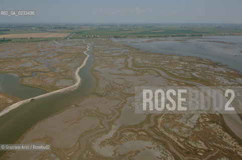VENEZIA 14/07/06 FOTO AEREE AI LAVORI IN CORSO  PER LA RICOSTRUZIONE BARENE ©Graziano Arici/Rosebud2 CONSORZIO VENEZIA NUOVA LAGUNA