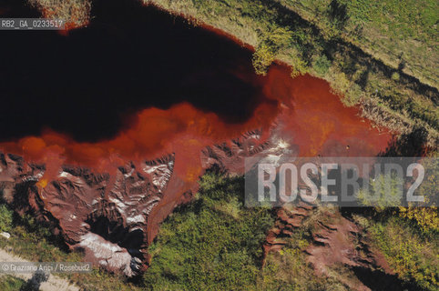 VENEZIA 10/10/06 FOTO AEREA PORTO MARGHERA DISCARICA DI RIFIUTI TOSSICI DI DOGALETTO   ©Graziano Arici/Rosebud2 INQUINAMENTO