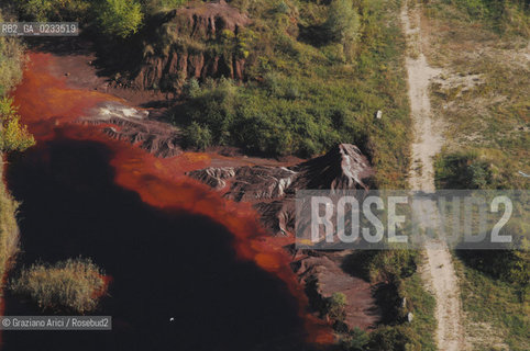 VENEZIA 10/10/06 FOTO AEREA PORTO MARGHERA DISCARICA DI RIFIUTI TOSSICI DI DOGALETTO   ©Graziano Arici/Rosebud2 INQUINAMENTO