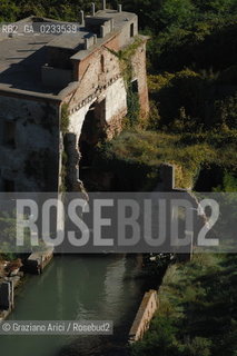 VENEZIA 10/10/06 FOTO AEREA ISOLA DI S.GIORGIO IN ALGA ISOLA ABBANDONATA ©Graziano Arici/Rosebud2