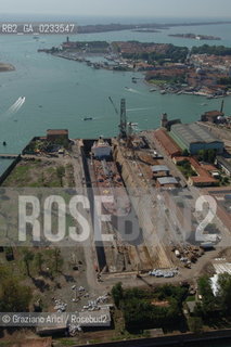 VENEZIA SETTEMBRE 2006 -  FOTO AEREE DELLARSENALE A CASTELLO  ©Graziano Arici/Rosebud2