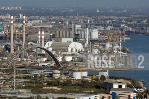 VENEZIA 10/10/06 FOTO AEREE PORTO MARGHERA ©Graziano Arici/Rosebud2 ZONA INDUSTRIALE