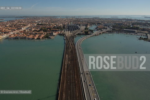 VENEZIA 10/10/06 FOTO AEREA VENEZIA PONTE DELLA LIBERTA  ©Graziano Arici/Rosebud2