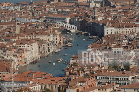 VENEZIA 10/10/06 FOTO AEREA VENEZIA CANAL GRANDE  ©Graziano Arici/Rosebud2