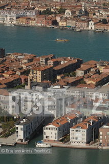 VENEZIA 10/10/06 FOTO AEREA GIUDECCA  NUOVA EDIFICABILITA AREA JUNGHANS  ©Graziano Arici/Rosebud2