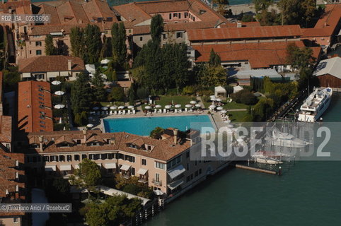 VENEZIA 10/10/06 FOTO AEREA GIUDECCA HOTEL ALBERGO CIPRIANI  ©Graziano Arici/Rosebud2