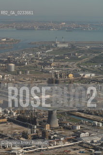 VENEZIA 10/10/06 FOTO AEREA PORTO MARGHERA VENEZIA  ©Graziano Arici/Rosebud2