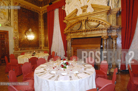 VENEZIA 18 OTTOBRE 2006 - SERATA WAGNER A PALAZZO VENDRAMIN CALERGI ©Graziano Arici/Rosebud2 MUSEO CASA GASTRONOMIA