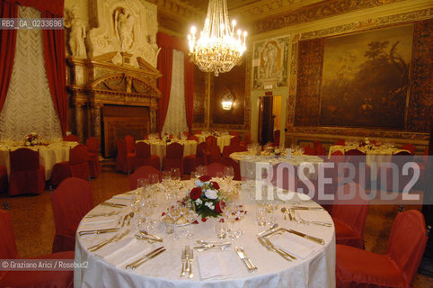 VENEZIA 18 OTTOBRE 2006 - SERATA WAGNER A PALAZZO VENDRAMIN CALERGI ©Graziano Arici/Rosebud2 MUSEO CASA GASTRONOMIA