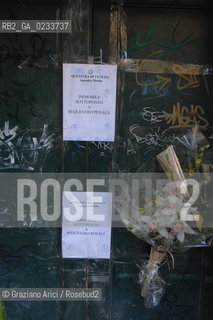 VENEZIA MARZO 2007 -  MURDER OF A FRUITERER, GIAMPAOLO GRANZO, IN CANNAREGIO NEIGHBOURHOOD - MAFIA MURDER? ©Graziano Arici/Rosebud2 ASSASSINIO DEL FRUTTIVENDOLO NEL MERCATO DI S.LEONARDO