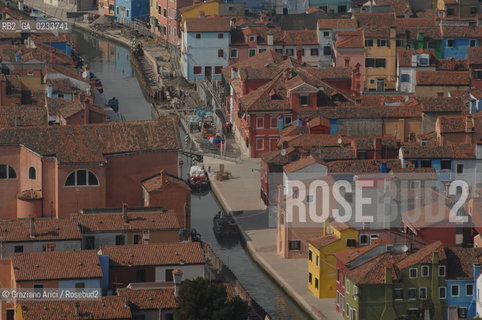 VENEZIA MARZO 2007 - FOTO AEREA DI BURANO  ©Graziano Arici/Rosebud2
