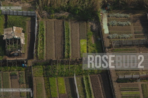 VENEZIA MARZO 2007 - FOTO AEREA DI ORTI A PELLESTRINA  ©Graziano Arici/Rosebud2