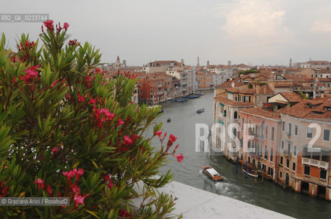 VENEZIA LUGLIO 2007 - IL CANAL GRANDE VISTO DALLA TERRAZZA DI PALAZZO BRANDOLINI DADDA - @ Graziano Arici/Rosebud2