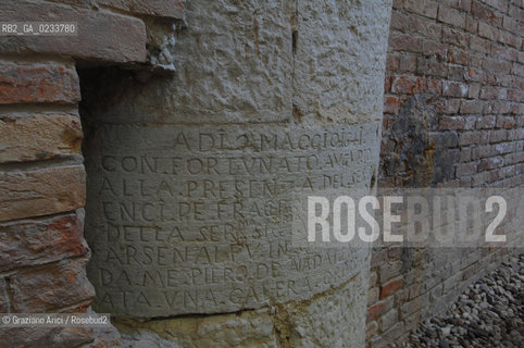 VENEZIA 22 MAGGIO 2007 - ARSENALE DI VENEZIA : DARSENA NUOVISSIMA ©Graziano Arici/Rosebud2 ARCHEOLOGIA INDUSTRIALE THETIS