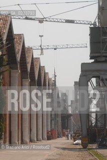 VENEZIA 22 MAGGIO 2007 - ARSENALE DI VENEZIA : DARSENA NUOVISSIMA ©Graziano Arici/Rosebud2 ARCHEOLOGIA INDUSTRIALE THETIS
