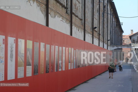 VENEZIA 19 LUGLIO 2007 - ARSENALE DI VENEZIA : CORDERIE, ARTIGLIERIE, GAGGIANDRE E DARSENA NUOVISSIMA ©Graziano Arici/Rosebud2 ARCHEOLOGIA INDUSTRIALE