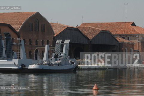 VENEZIA 19 LUGLIO 2007 - ARSENALE DI VENEZIA : CORDERIE, ARTIGLIERIE, GAGGIANDRE E DARSENA NUOVISSIMA ©Graziano Arici/Rosebud2 ARCHEOLOGIA INDUSTRIALE