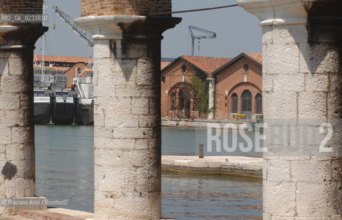 VENEZIA 19 LUGLIO 2007 - ARSENALE DI VENEZIA : CORDERIE, ARTIGLIERIE, GAGGIANDRE E DARSENA NUOVISSIMA ©Graziano Arici/Rosebud2 ARCHEOLOGIA INDUSTRIALE