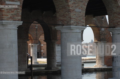 VENEZIA 19 LUGLIO 2007 - ARSENALE DI VENEZIA : CORDERIE, ARTIGLIERIE, GAGGIANDRE E DARSENA NUOVISSIMA ©Graziano Arici/Rosebud2 ARCHEOLOGIA INDUSTRIALE