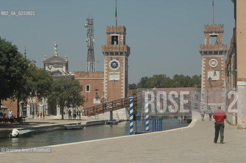 VENEZIA 19 LUGLIO 2007 - ARSENALE DI VENEZIA : CORDERIE, ARTIGLIERIE, GAGGIANDRE E DARSENA NUOVISSIMA ©Graziano Arici/Rosebud2 ARCHEOLOGIA INDUSTRIALE