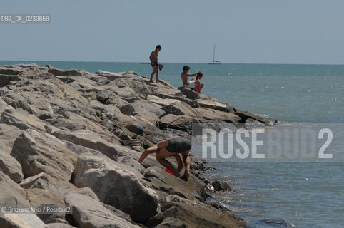 VENEZIA 1/08/2007 - LITORALE DEL CAVALLINO  ©Graziano Arici/Rosebud2 SPIAGGIA DUNE MARE
