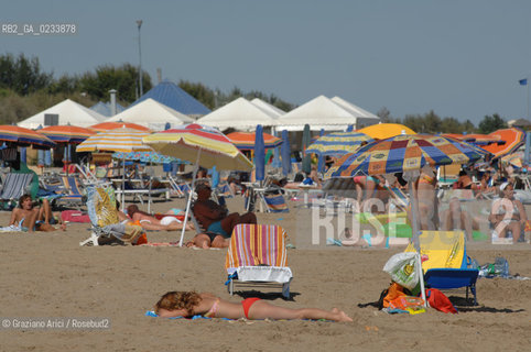 VENEZIA 1/08/2007 - LITORALE DEL CAVALLINO  ©Graziano Arici/Rosebud2 SPIAGGIA
