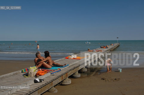 VENEZIA 1/08/2007 - LITORALE DI JESOLO ©Graziano Arici/Rosebud2 SPIAGGIA