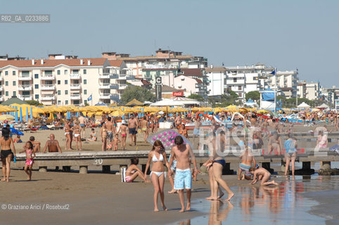 VENEZIA 1/08/2007 - LITORALE DI JESOLO ©Graziano Arici/Rosebud2 SPIAGGIA