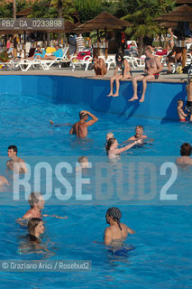 VENEZIA 1/08/2007 - LITORALE DI JESOLO ACQUALANDIA ©Graziano Arici/Rosebud2 SPIAGGIA ACQUA PISCINA
