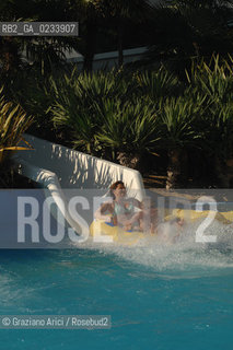 VENEZIA 1/08/2007 - LITORALE DI JESOLO ACQUALANDIA ©Graziano Arici/Rosebud2 SPIAGGIA ACQUA PISCINA