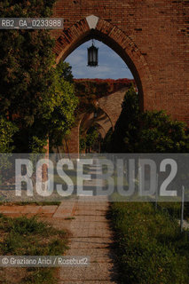 VENEZIA 25 SETTEMBRE 2007  - ARSENALE DI VENEZIA : PORTA DI TERRA, DARSENA VECCHIA BUCINTORO, CANALE DELLE GALEAZZE, STRADE CAMPAGNA, PIAZZALE DELLIMPERO ©Graziano Arici/Rosebud2 ARCHEOLOGIA INDUSTRIALE