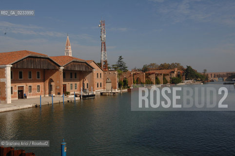 VENEZIA 25 SETTEMBRE 2007  - ARSENALE DI VENEZIA : PORTA DI TERRA, DARSENA VECCHIA BUCINTORO, CANALE DELLE GALEAZZE, STRADE CAMPAGNA, PIAZZALE DELLIMPERO ©Graziano Arici/Rosebud2 ARCHEOLOGIA INDUSTRIALE
