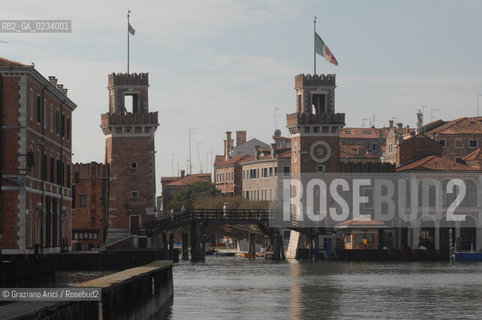 VENEZIA 25 SETTEMBRE 2007  - ARSENALE DI VENEZIA : PORTA DI TERRA, DARSENA VECCHIA BUCINTORO, CANALE DELLE GALEAZZE, STRADE CAMPAGNA, PIAZZALE DELLIMPERO ©Graziano Arici/Rosebud2 ARCHEOLOGIA INDUSTRIALE